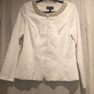 White jacket with jewels!